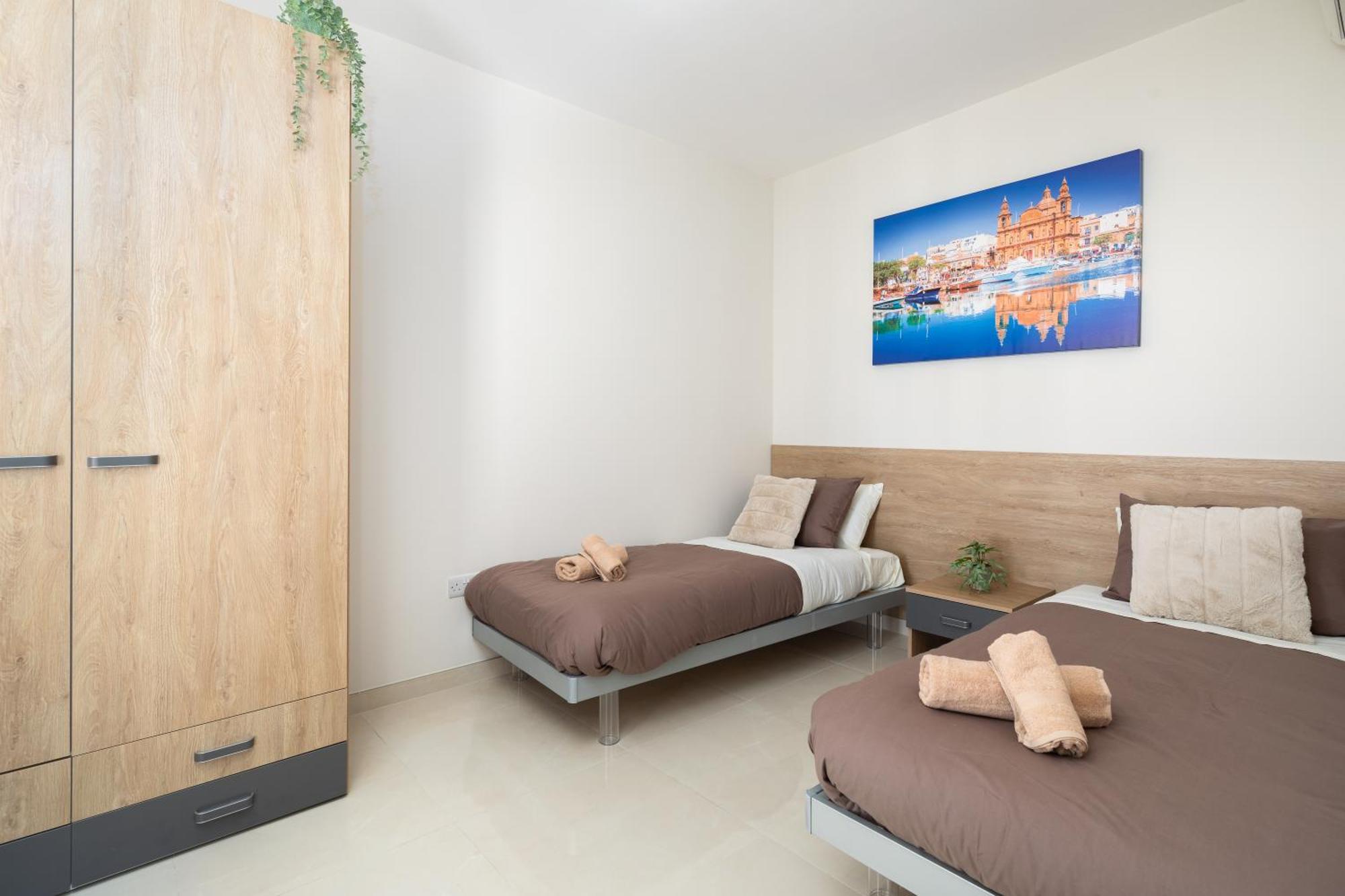 Edka Suites - Modern Sunlit 2Bd Apartments With Balconies - Close To Sliema Promenade, St Julian'S & St Georges Bay Gzira Eksteriør billede