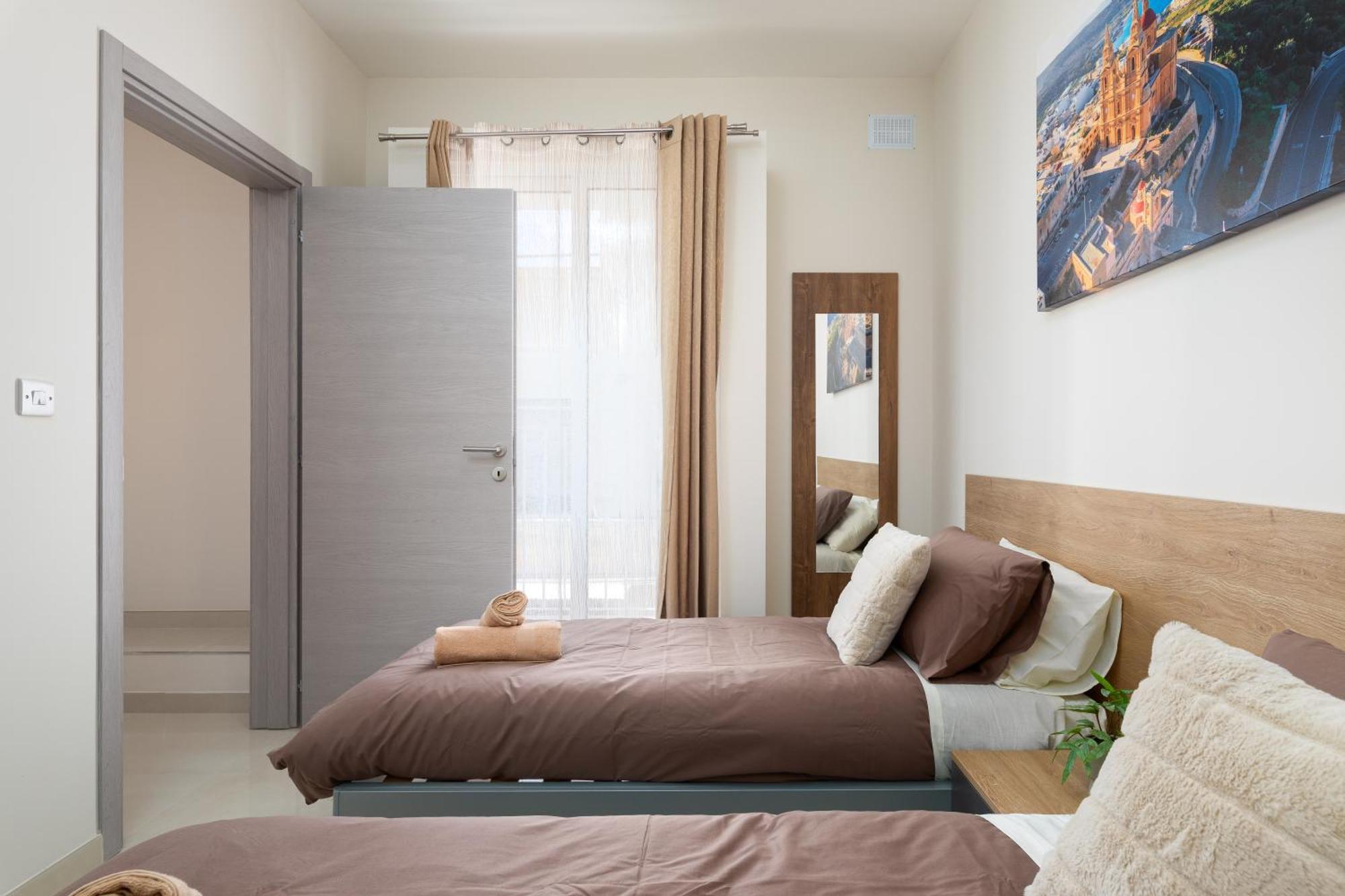 Edka Suites - Modern Sunlit 2Bd Apartments With Balconies - Close To Sliema Promenade, St Julian'S & St Georges Bay Gzira Eksteriør billede